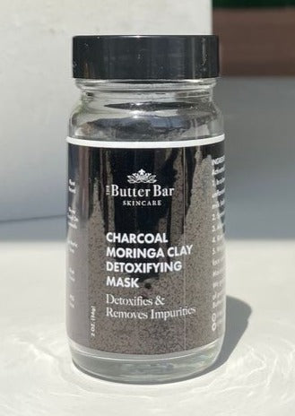 Charcoal-Moringa Clay Detoxifying Mask