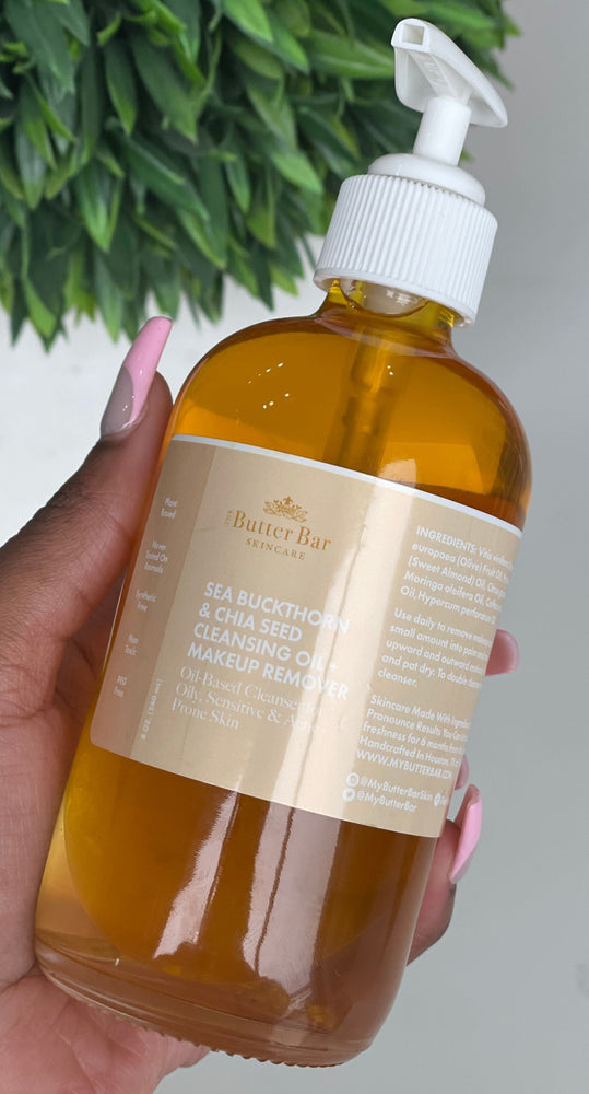 Sea Buckthorn & Chia Seed Cleansing Oil + Makeup Remover (Oily Acne-Prone Skin)