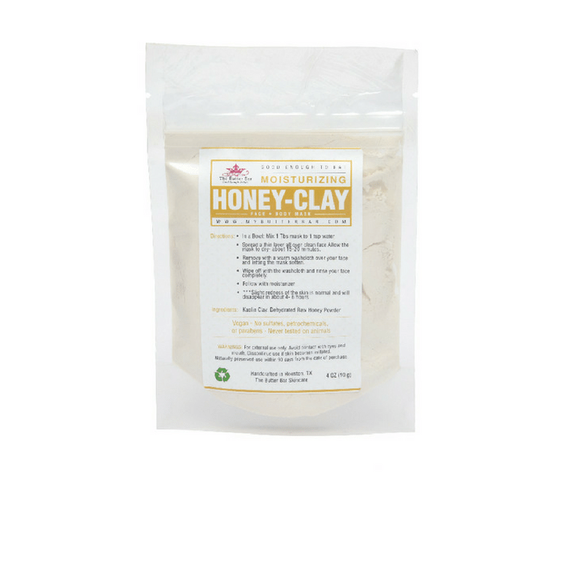 Honey-Clay Brightening & Moisturizing Mask - Natural Skincare